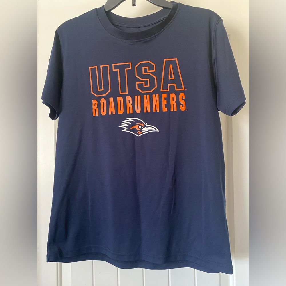 UTSA Roadrunners Navy T-Shirt (YL) Unisex